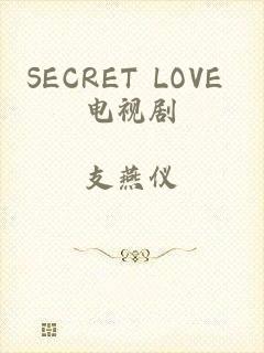 SECRET LOVE 电视剧